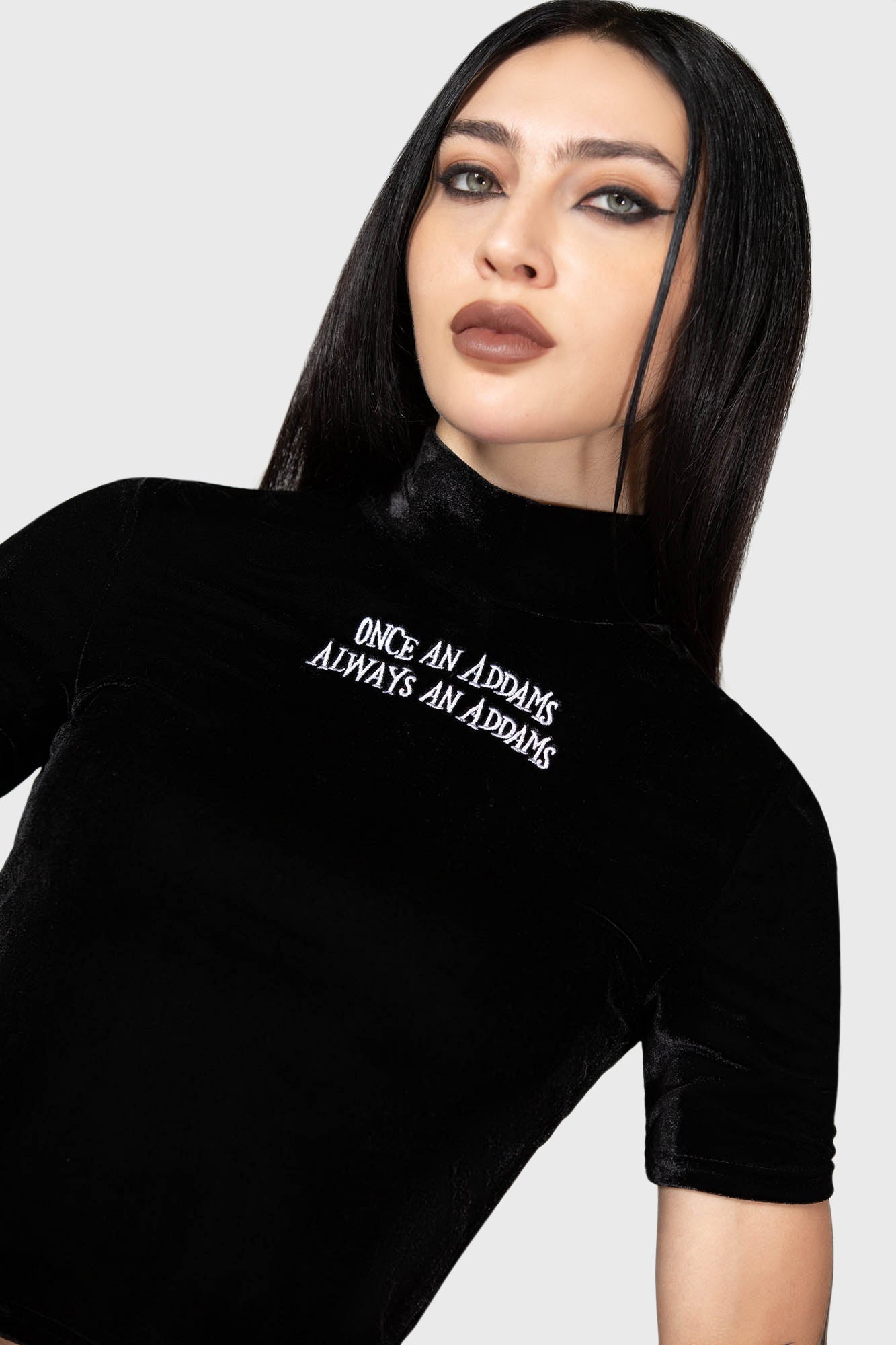 Allergic To Colour Velvet Top Killstar