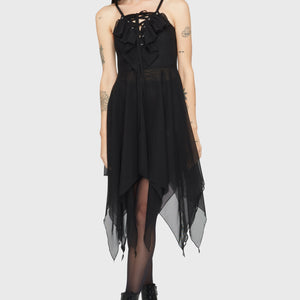 Anshee Lace-Up Dress