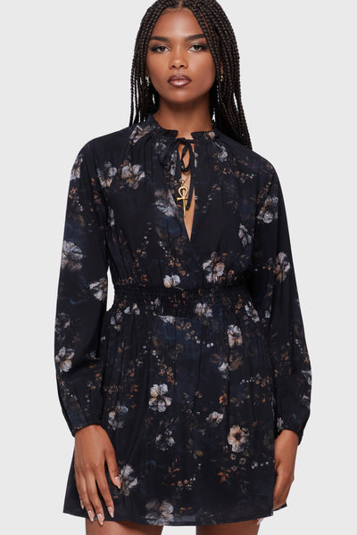 Autumna Mini Dress [Black/Multi]