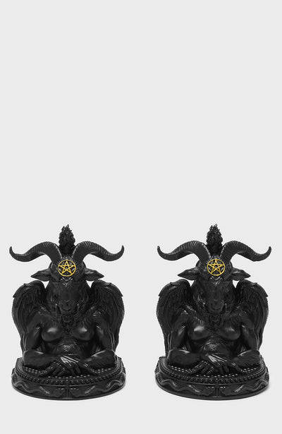 Baphomet Bookends