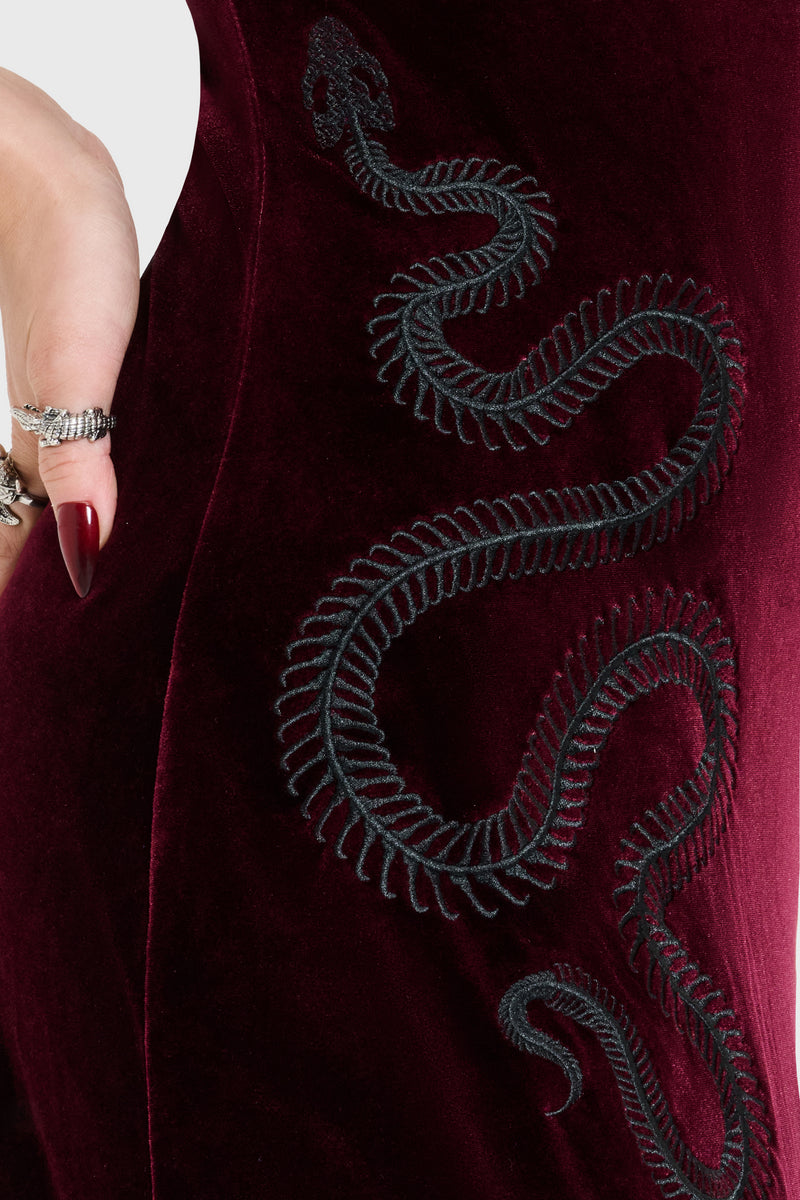 Basilica Velvet Maxi Dress