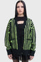 Beetlejuice Beetlejuice Beetlejuice Intarsia Cardigan