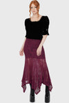Belladonna Lace Maxi Skirt [Plum]