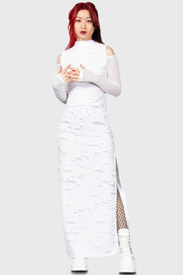 Biters Maxi Dress [WHITE]