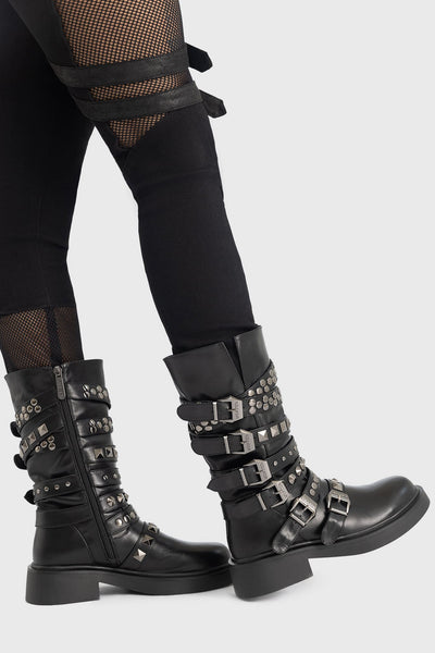 Blood Grunge Boots