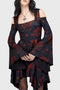 Blood Rose Mini Dress
