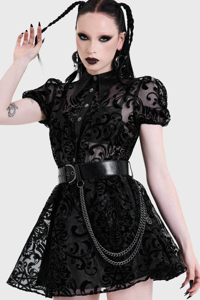 Bloodlust Organza Mini Dress