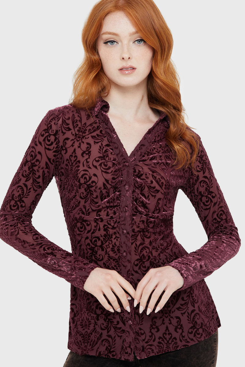 Blood Whisper Mesh Shirt