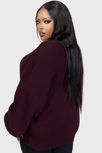 Belinda Sweater [AUBERGINE]