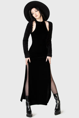 Women's dress KILLSTAR - Feelin' Purrty - Black - KSRA006178