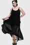 Cathedral Garden Chiffon Ruffle Maxi Dress