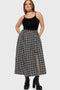 Chapel Blessing Plaid Midi Skirt