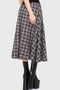 Chapel Blessing Plaid Midi Skirt