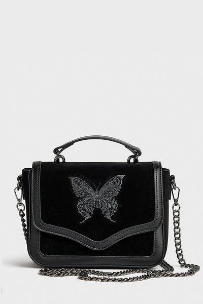 Chapel Blessing Velvet Shoulder Bag