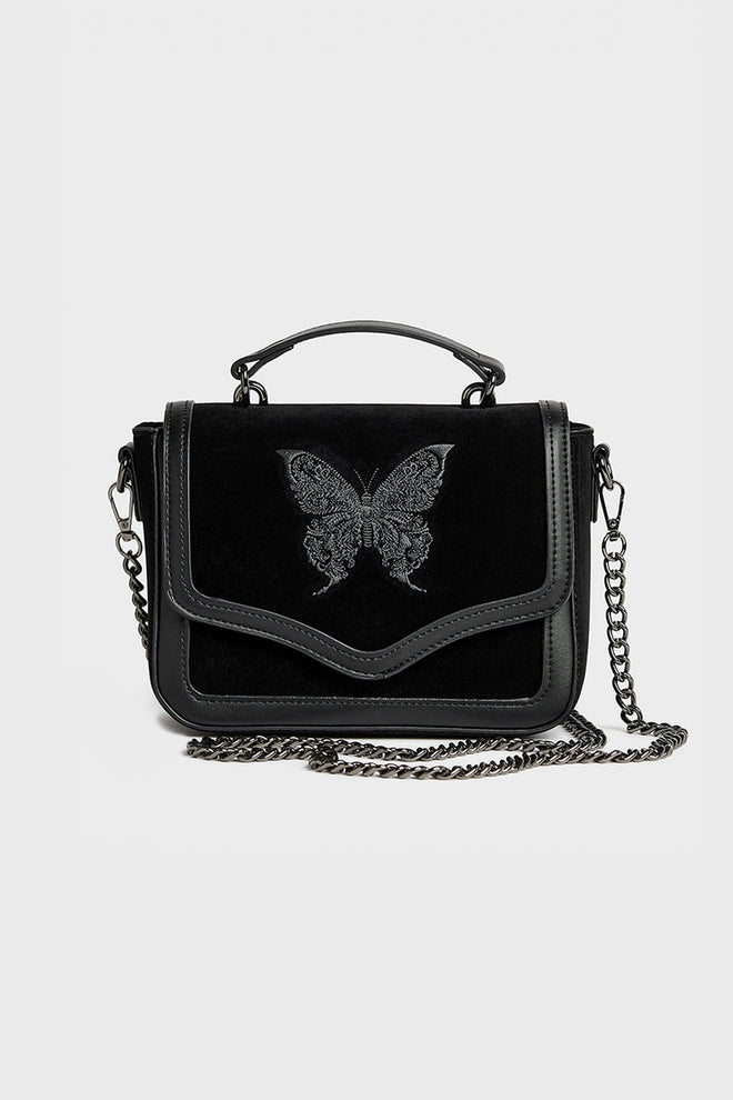 Chapel Blessing Velvet Shoulder Bag