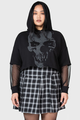 Chilled Bone Crop Hoodie [PLUS]