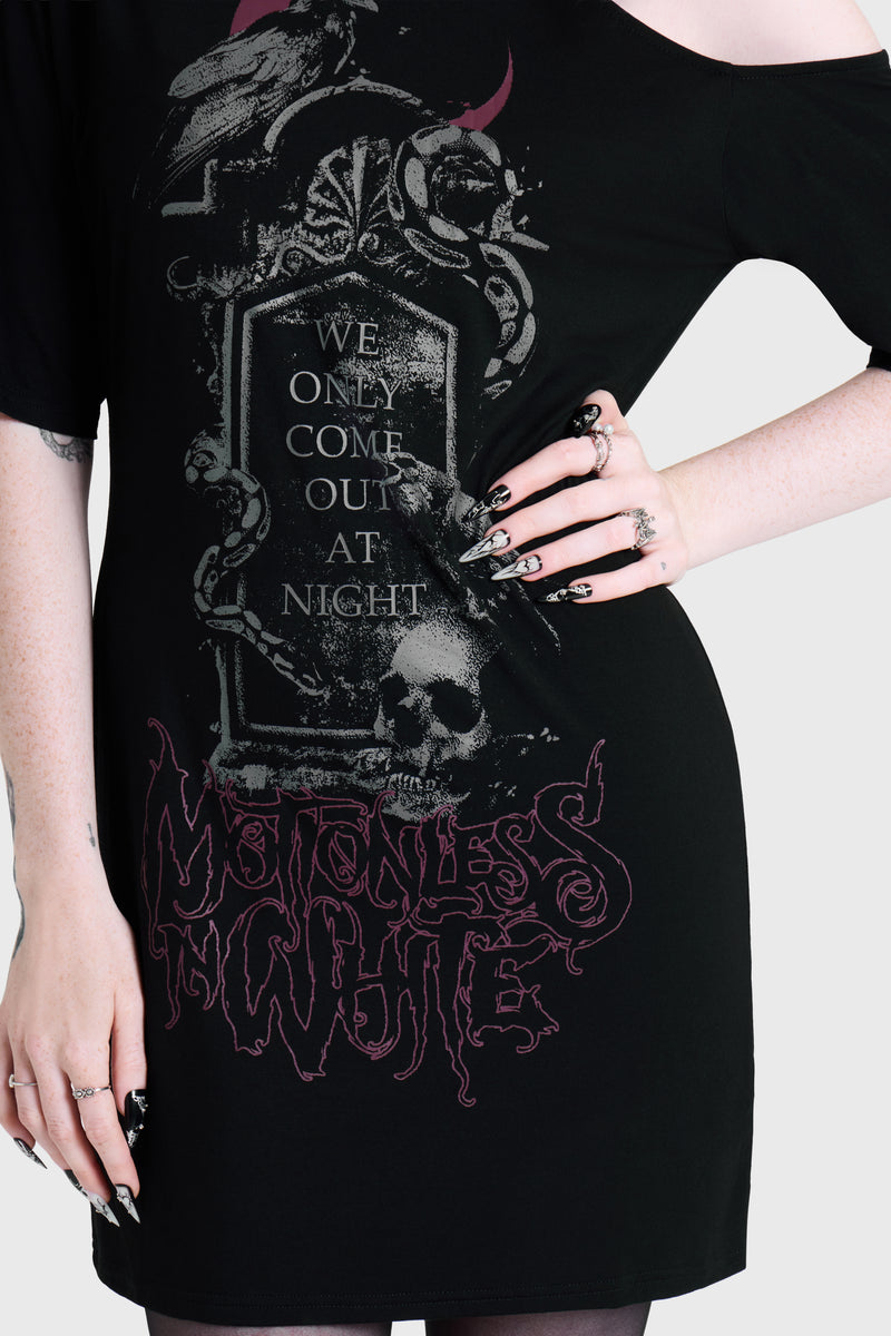 COME OUT AT NIGHT T-SHIRT DRESS