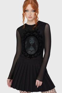Corpse Bride Emily Mesh Top