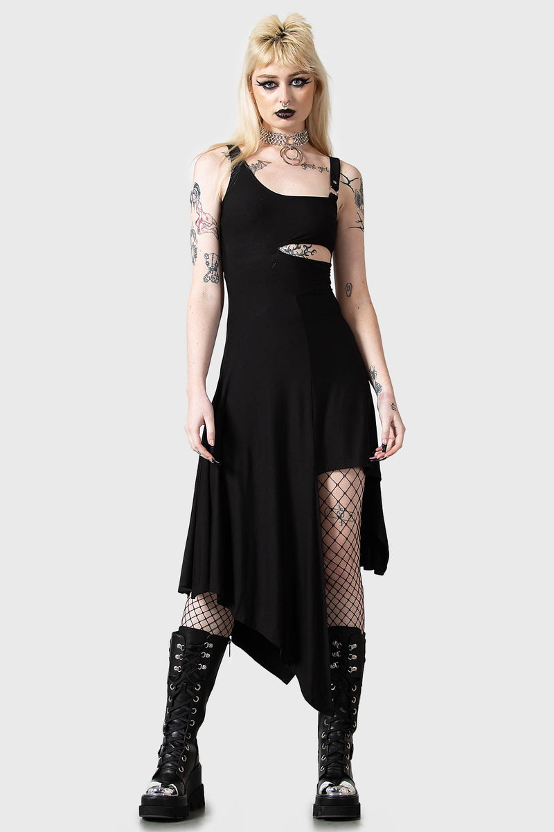 Corvia Asymmetric Dress | Killstar