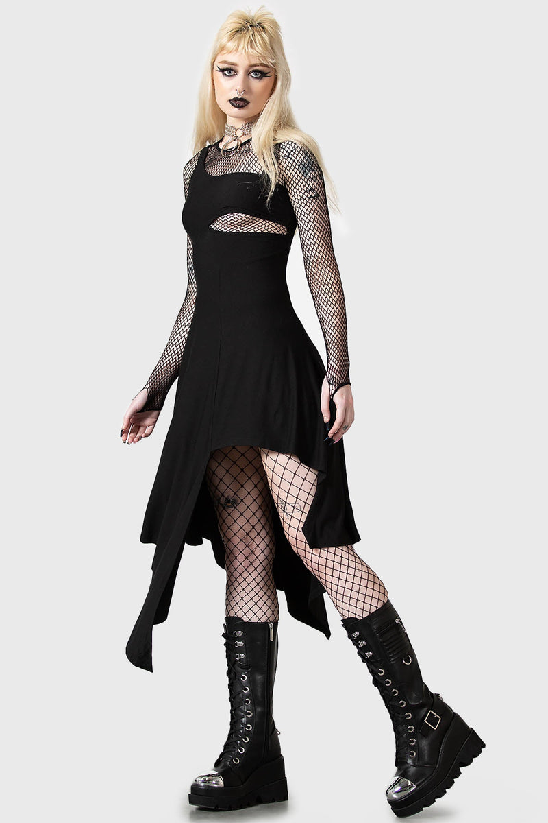 Corvia Asymmetric Dress | Killstar