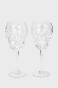 Cranium Wine Glasses [CLEAR]