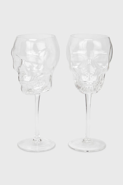 Cranium Wine Glasses [CLEAR]