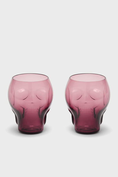 Cranium Drinking Glasses [PLUM]