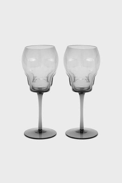 Cranium Wine Glasses [GREY]