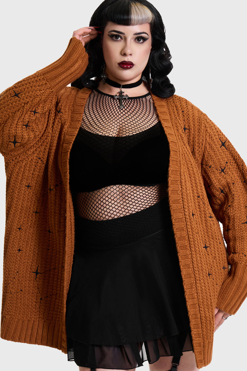 Crescent Night Knitted Cardigan