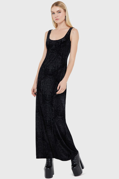 Crimson Fiend Maxi Dress