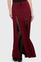 Crimson Bite Maxi Skirt