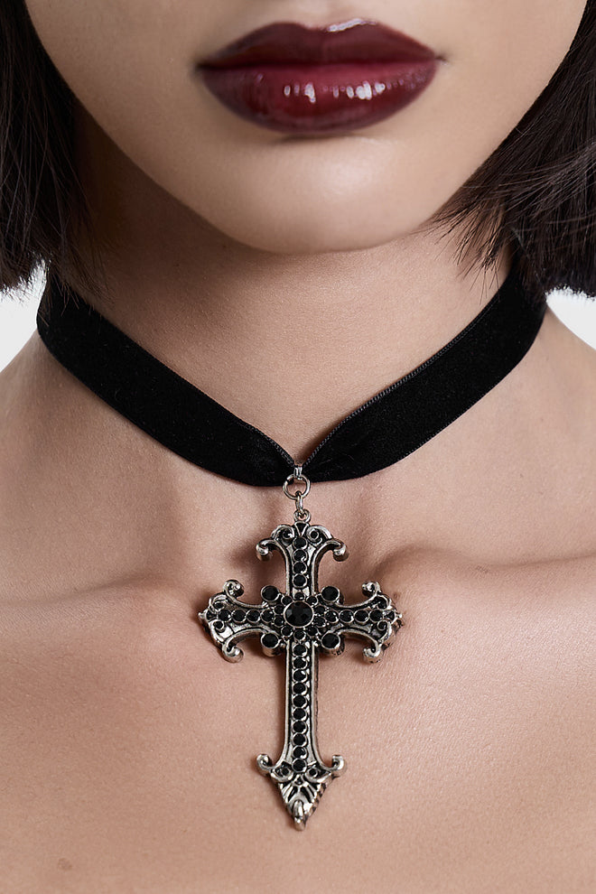 Crucifix Choker
