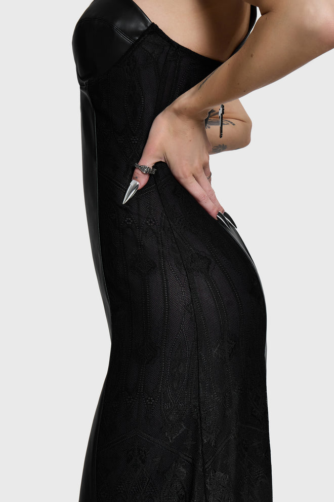 Crucifix Maxi Dress