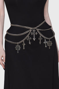Crucifix Chain Belt