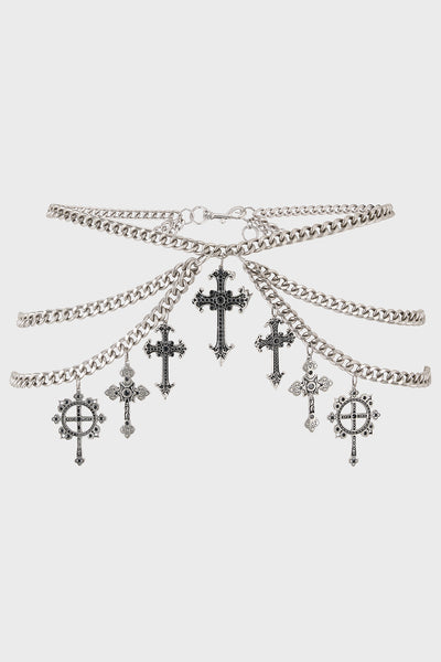 Crucifix Chain Belt