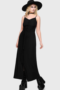 Cottage Chorus Maxi Dress [BLACK]
