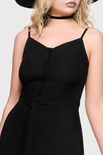 Cottage Chorus Maxi Dress [BLACK]