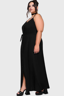 Cottage Chorus Maxi Dress [BLACK]