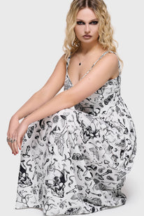 Junniper Maxi Dress [WHITE/BLACK]