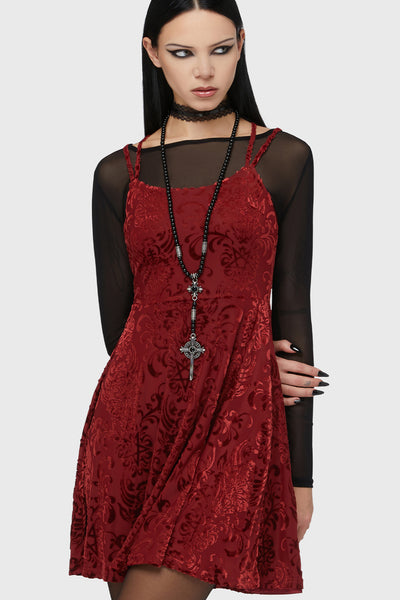 Crimson Bloodlust Mini Dress