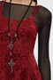 Crimson Bloodlust Mini Dress