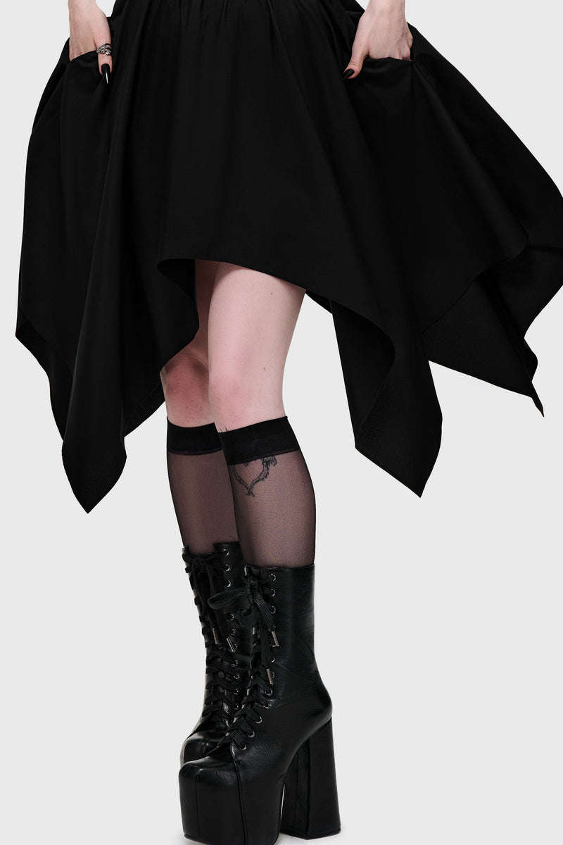 Dark Wings Midi Dress