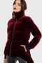 Deadliest Nightvelvet Puffer Coat [RED]