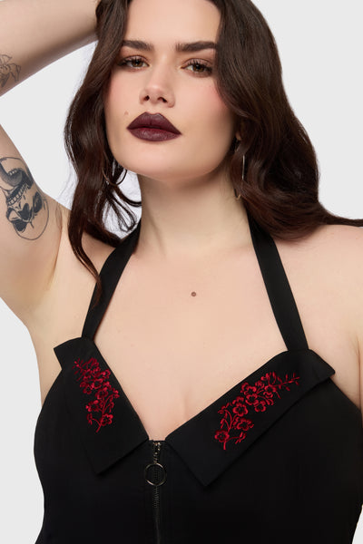 Devil's Darling Halter Neck Mini Dress