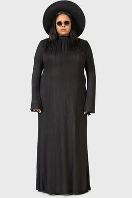 Drenched Grief Maxi Dress [PLUS]