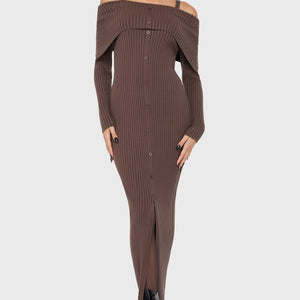 Dusk Empress Dress [Brown]