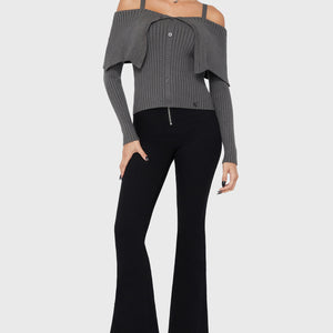 Dusk Empress Knit Top [Grey]