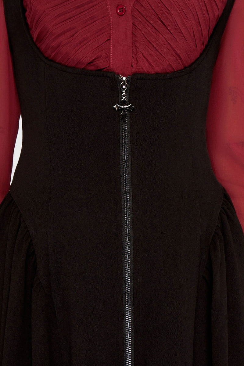 Dusk And Darkness Underbust Maxi Dress