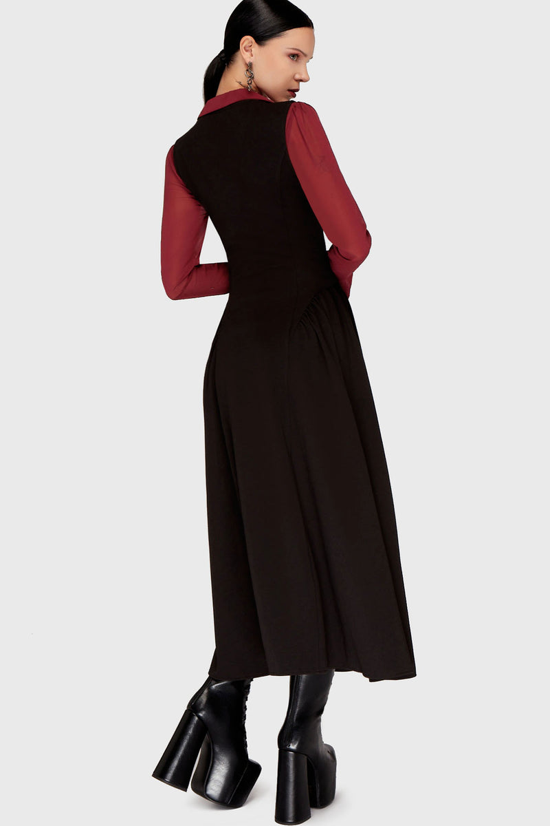 Dusk And Darkness Underbust Maxi Dress