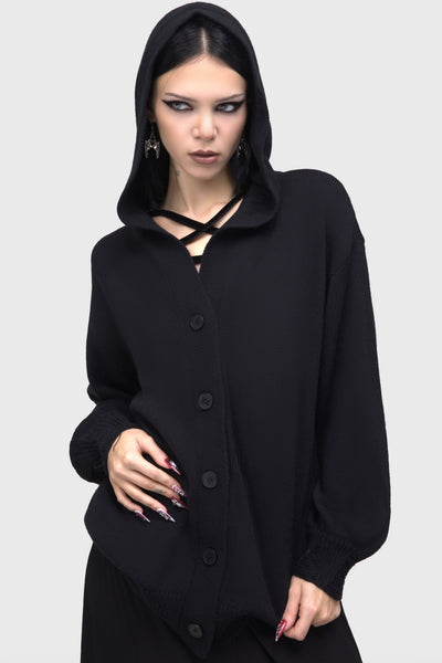 Darkmoor Academy Hooded Cardigan